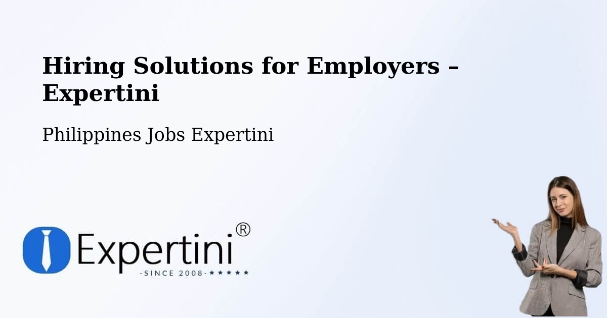 Hiring Solutions for Employers in Concepcion - Concepcion, Philippines Jobs Expertini